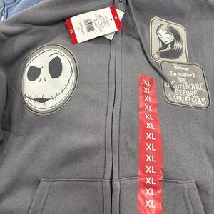 Disney The Nightymare Before Christmas Gray Hoodie